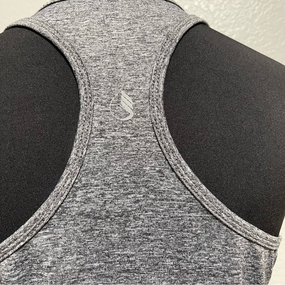 Icy zone Black Racer Back Work Out Tank Size Large - Picture 4 of 6